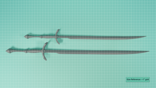 Verso's Verleso Sword and Dagger [3D Printed Kit] 3D Printed Kit cosplay DangerousLadies