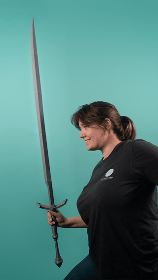 Verso's Verleso Sword and Dagger [3D Printed Kit] 3D Printed Kit cosplay DangerousLadies