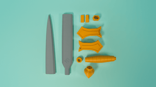 Verso's Verleso Sword and Dagger [3D Printed Kit] 3D Printed Kit cosplay DangerousLadies