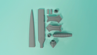 Verso's Verleso Sword and Dagger [3D Printed Kit] 3D Printed Kit cosplay DangerousLadies