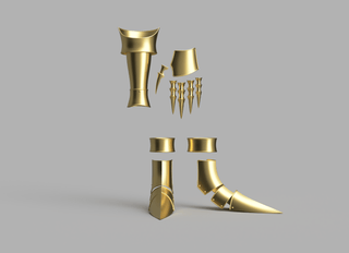 Vincent Valentine's Classic Armour [3D Print Files] 3D Files cosplay DangerousLadies