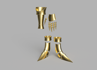 Vincent Valentine's Classic Armour [3D Print Files] 3D Files cosplay DangerousLadies