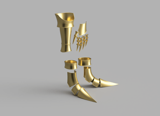 Vincent Valentine's Classic Armour [3D Print Files] 3D Files cosplay DangerousLadies