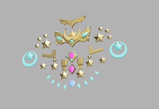 Warlock's Doki Doki Accessories [3D Print Files] 3D Files cosplay DangerousLadies