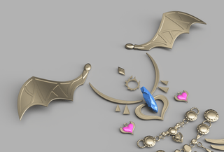 Weathered Dancer (Lvl 80) Accessories [3D Print Files] 3D Files cosplay DangerousLadies