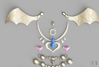 Weathered Dancer (Lvl 80) Accessories [3D Print Files] 3D Files cosplay DangerousLadies
