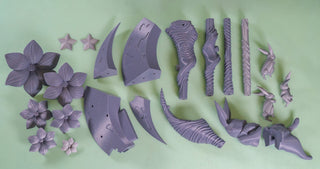 White Mage's Bunny's Crescent Staff [3D Printed Kit]