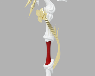 White Mage's Sharpened Cane of the White Tsar [3D Print Files] 3D Files cosplay DangerousLadies