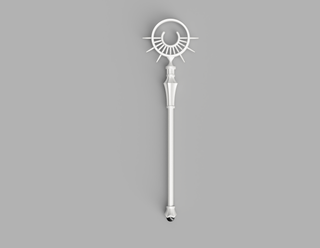 Wicander's Staff [3D Print Files] 3D Files cosplay DangerousLadies
