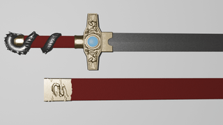 Yona's Sword and Sheath [3D Print Files] 3D Files cosplay DangerousLadies