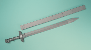 Yona's Sword and Sheath [3D Printed Kit] 3D Printed Kit cosplay DangerousLadies