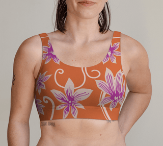 Yuffie's Summer Orange Top Textiles cosplay DangerousLadies