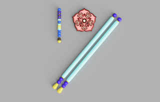 Yuna's Summoner Accessories [3D Print Files] 3D Files cosplay DangerousLadies