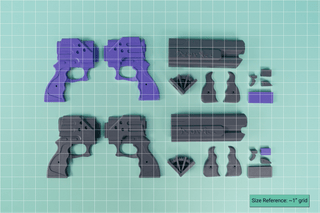 Yuna's Tiny Bee Pistols [3D Printed Kit] 3D Printed Kit cosplay DangerousLadies