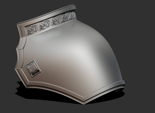 Zack Fair's Pauldron + Buckle [3D Print Files] 3D Files cosplay DangerousLadies