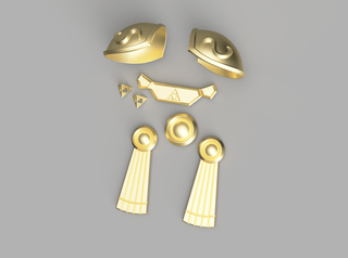 Zelda's Echoes of Wisdom Royal Accessories [3D Print Files] 3D Files cosplay DangerousLadies