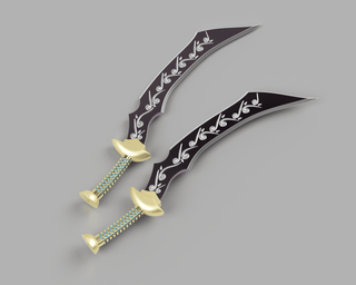 Zidane's Mage Masher Dissidia Glaive [3D Print Files] 3D Files cosplay DangerousLadies