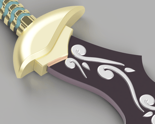 Zidane's Mage Masher Dissidia Glaive [3D Print Files] 3D Files cosplay DangerousLadies