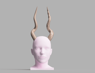 Addax Horns [3D Print Files] 3D Files cosplay DangerousLadies