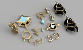 Aether's Accessories [3D Print Files] 3D Files cosplay DangerousLadies