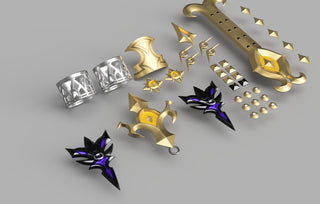 Albedo's Accessories [3D Print Files] 3D Files cosplay DangerousLadies