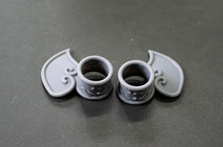 Alisaie & Alphinaud's Earrings and Ponytail [3D Printed Kit]