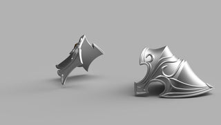 Alisaie Leveilleur's Endwalker Shoulder Armour [3D Print Files] 3D Files cosplay DangerousLadies