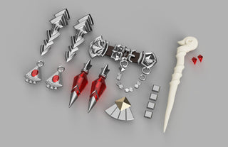 Alisaie Leveilleur's Shadowbringers Accessories [3D Print Files] 3D Files cosplay DangerousLadies