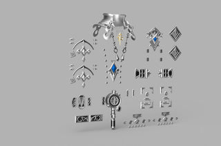 Alphinaud's Accessories [3D Print Files]