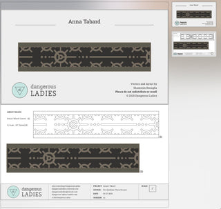 Anna's Tabard [Digital Pattern] Embroidery + Patterns cosplay DangerousLadies