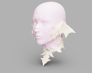 Au Ra Female Face Accessories [3D Print Files] 3D Files cosplay DangerousLadies