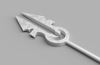 Avacyn's Moonsilver Spear [3D Print Files] 3D Files cosplay DangerousLadies