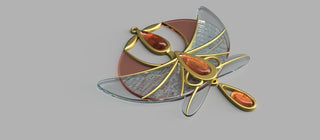 Ballerina Duck Princess Necklace [3D Print Files]