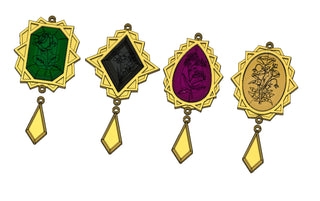 Bayonetta's Keychain Gems [3D Print Files] 3D Files cosplay DangerousLadies