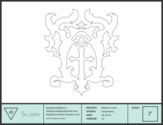 Belmont Family Crest [Embroidery Files]
