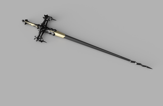 Benedikta Harmon's Sword [3D Print Files] 3D Files cosplay DangerousLadies