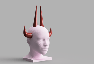 Blood Demon's Horns [3D Print Files] 3D Files cosplay DangerousLadies