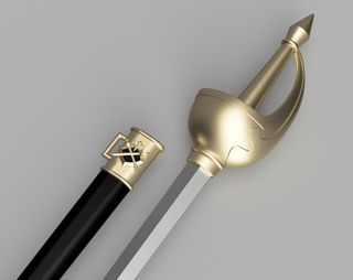 British Prosecutor Reaper's Sword [3D Print Files] 3D Files cosplay DangerousLadies