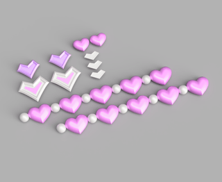 Caitlyn's Heartthrob Accessories [3D Print Files]
