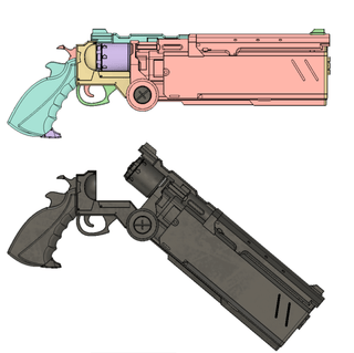 Vash the Stampede's Peace Maker Gun [3D Print Files] 3D Files cosplay DangerousLadies