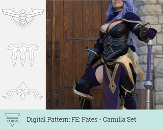 Camilla's Armor and Accessories [Digital Pattern] Embroidery + Patterns cosplay DangerousLadies