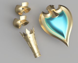 Charlotta's Accessories [3D Print Files] 3D Files cosplay DangerousLadies