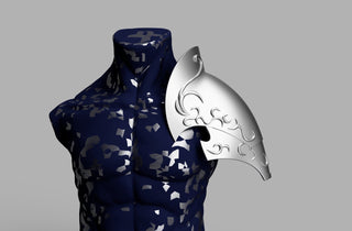 Chrom's Shoulder Pauldron [3D Print Files] 3D Files cosplay DangerousLadies