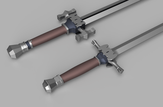 Cid "Cidolfus" Telamon's Twin Swords [3D Print Files] 3D Files cosplay DangerousLadies