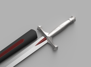 Clive Rosfield's Short Sword [3D Print Files] 3D Files cosplay DangerousLadies