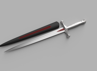 Clive Rosfield's Short Sword [3D Print Files] 3D Files cosplay DangerousLadies