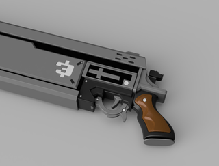 Crescent Moon Revolver [3D Print Files] 3D Files cosplay DangerousLadies