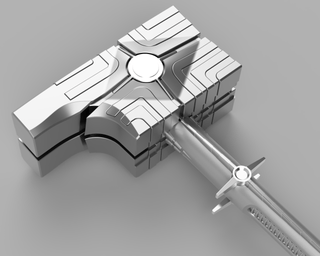 Dar-Benn's Accuser's Hammer Cosmi-Rod [3D Print Files] 3D Files cosplay DangerousLadies