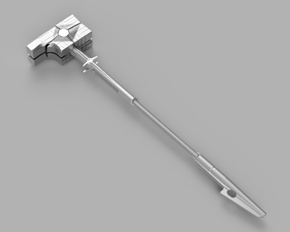 Dar-Benn's Accuser's Hammer Cosmi-Rod [3D Print Files] 3D Files cosplay DangerousLadies