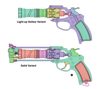 Date's Evolver Weapon [3D Print Files] 3D Files cosplay DangerousLadies